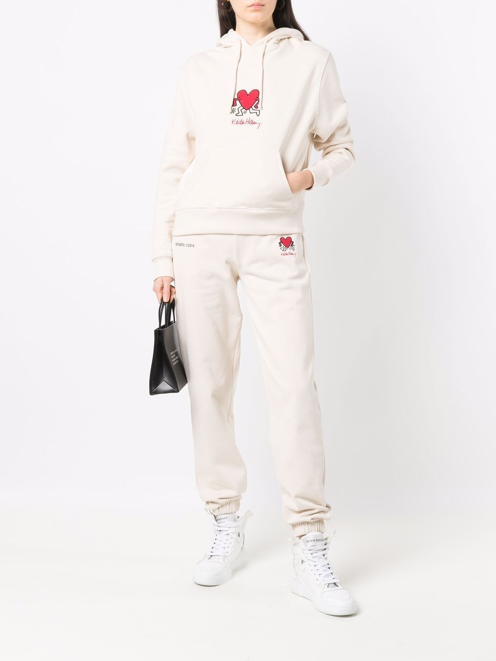 Keith Haring-embroidered hoodie - 2