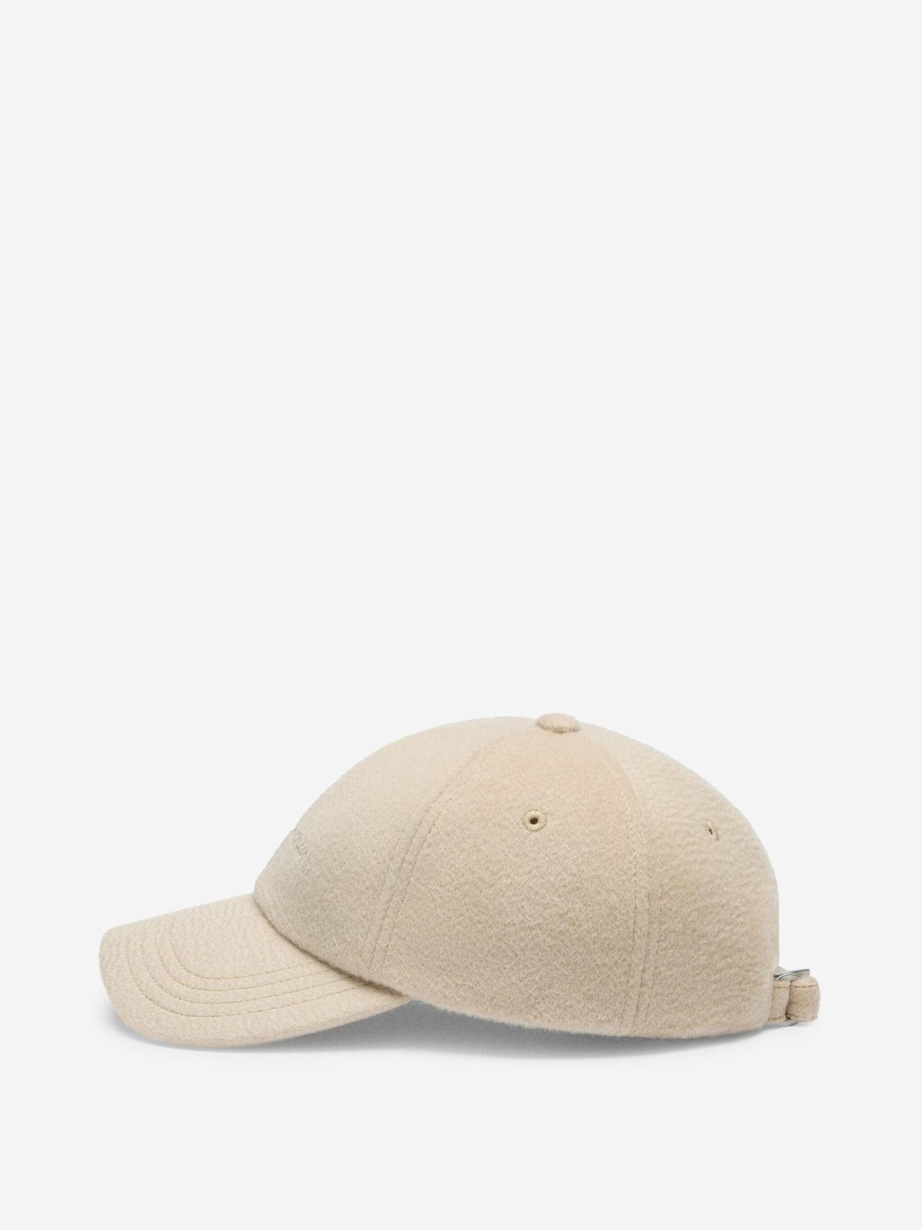 CASHMERE BASEBALL CAP - 2