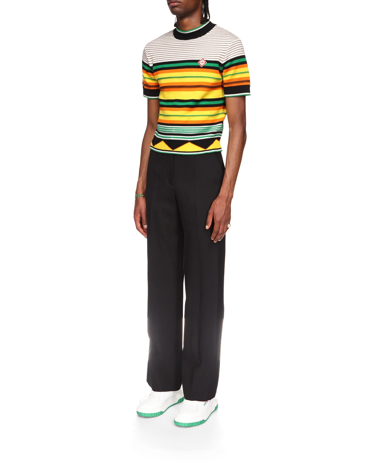 Knit Striped T-Shirt - 3