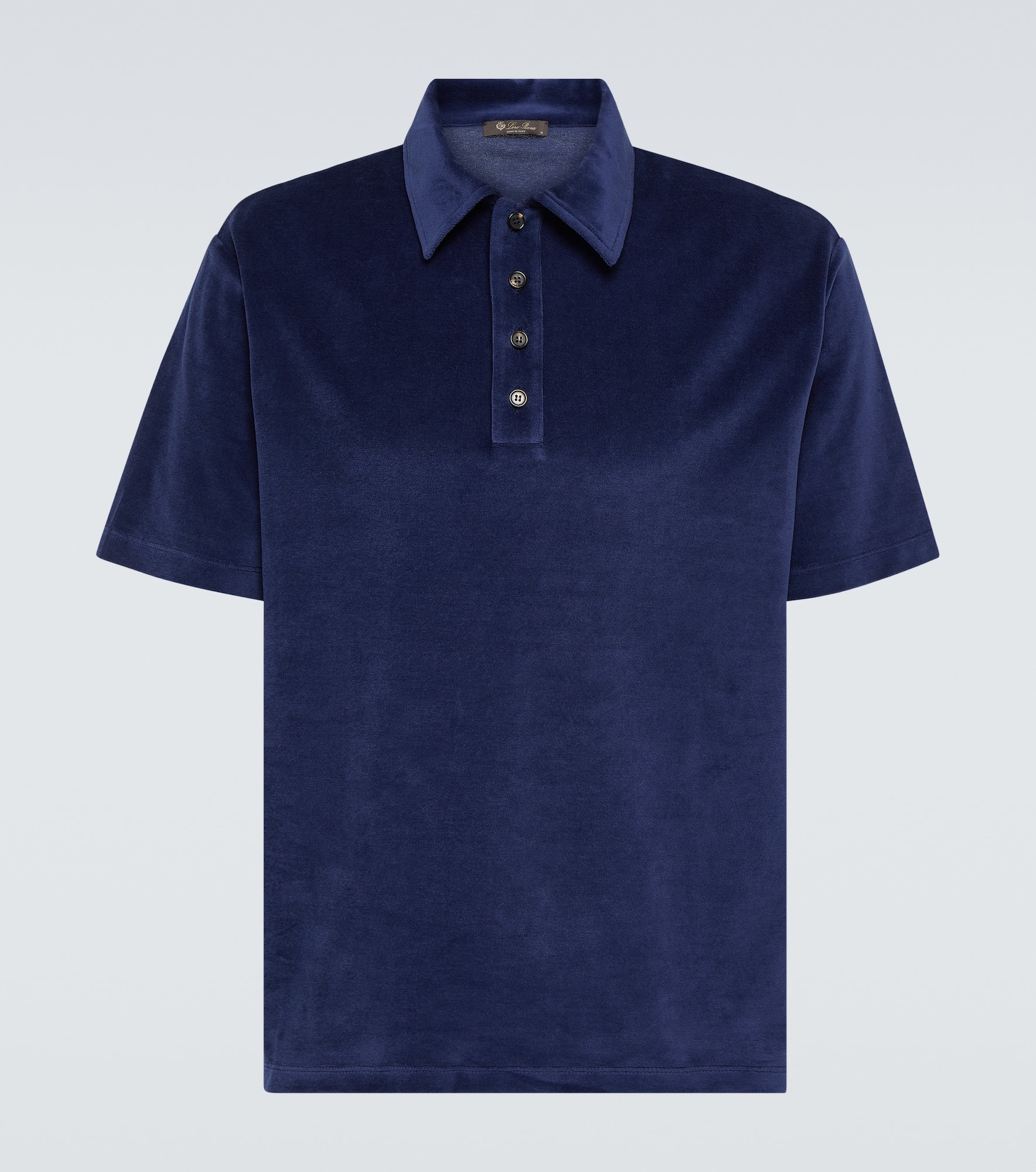 Loro Piana Cotton and silk chenille polo shirt mytheresa - Main Image