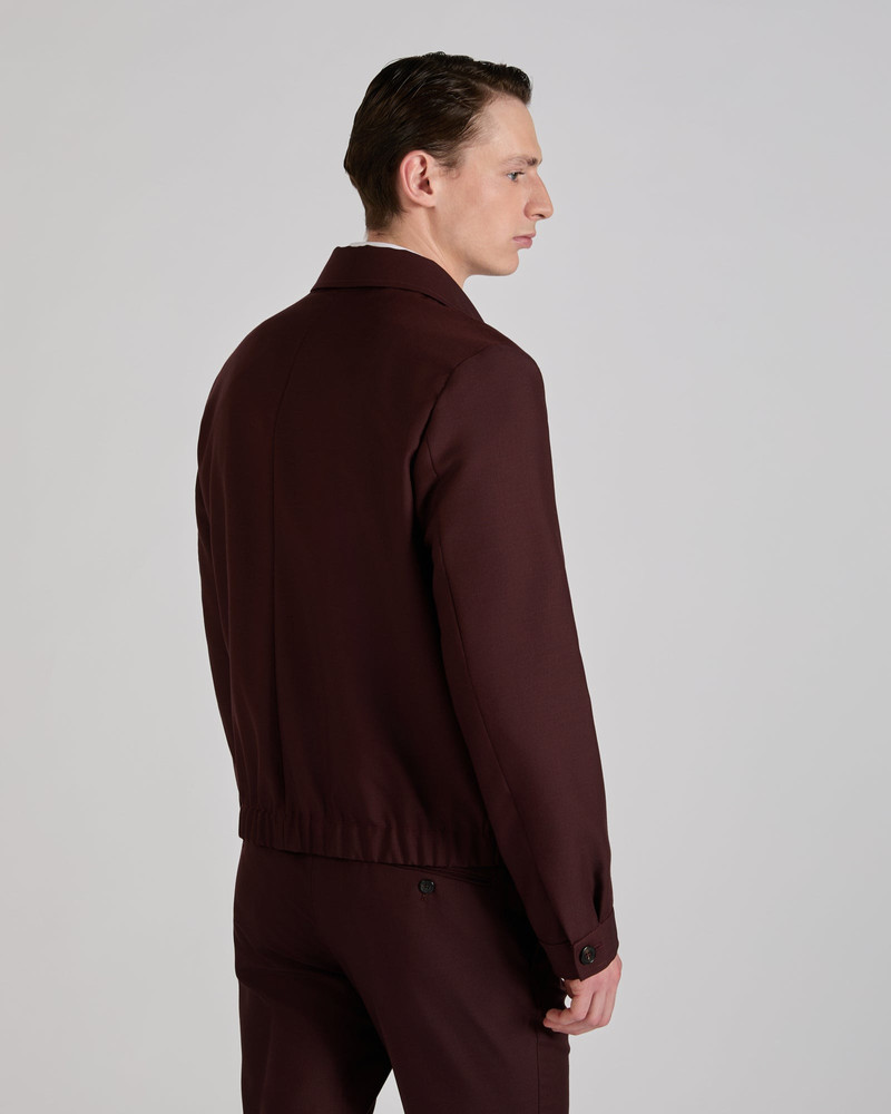Wool and mohair twill bomber jacket 3