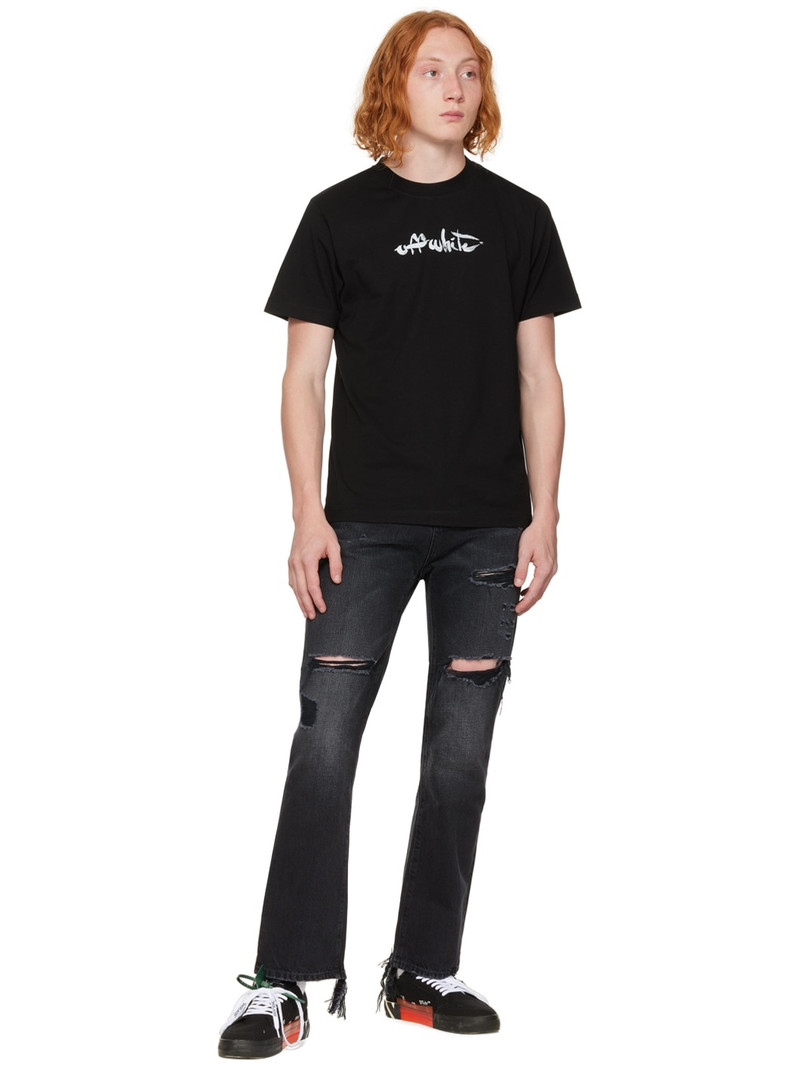 Off-White Black Low Vulcanized Sneakers outlook
