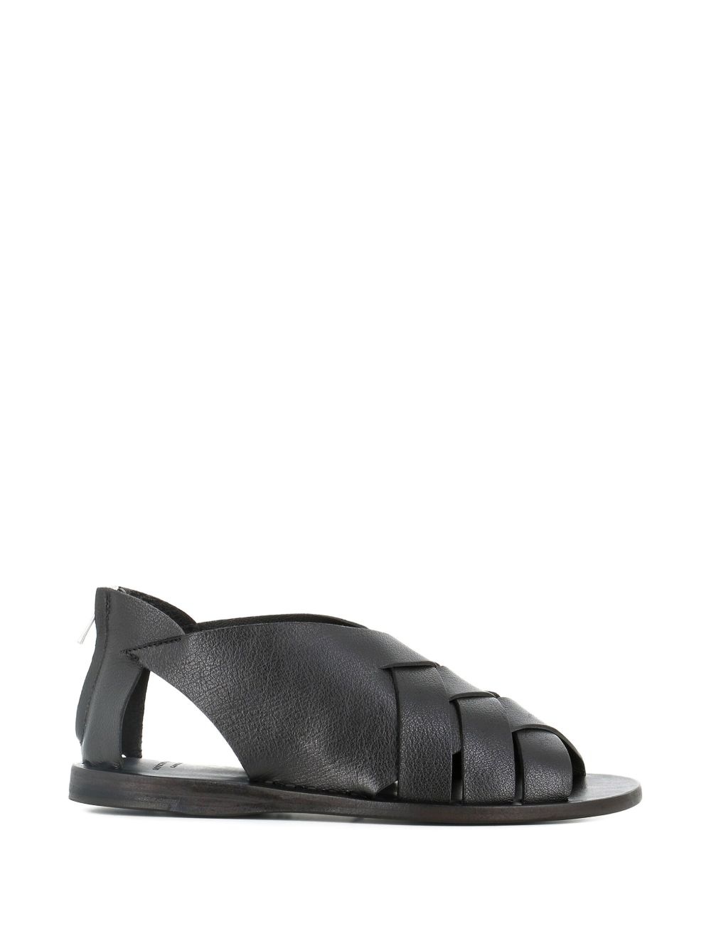 open-toe woven sandals - 3