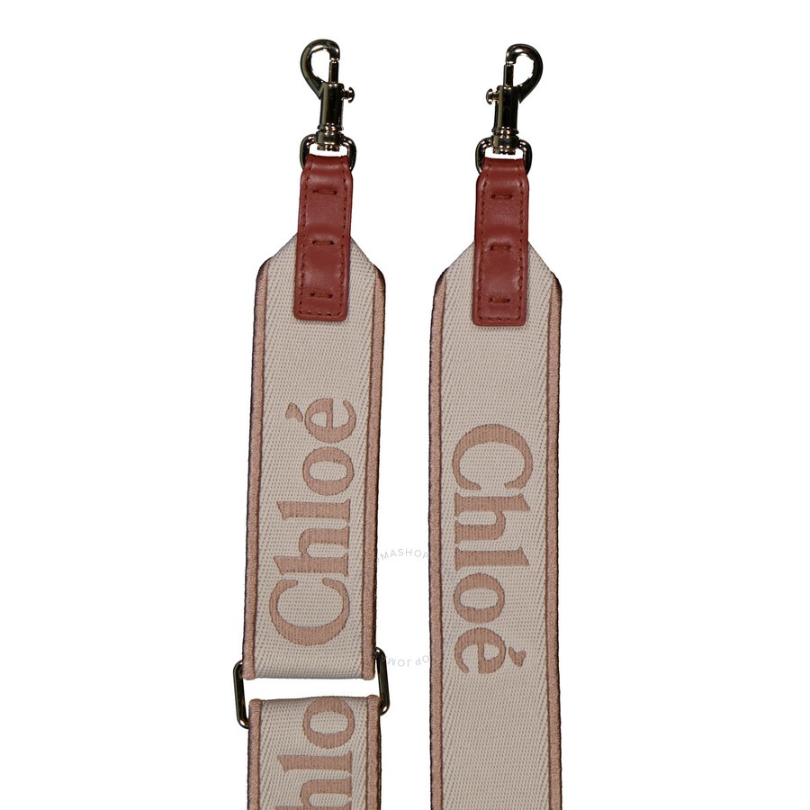 Chloe Logo Canvas Adjustable Bag Strap - 4