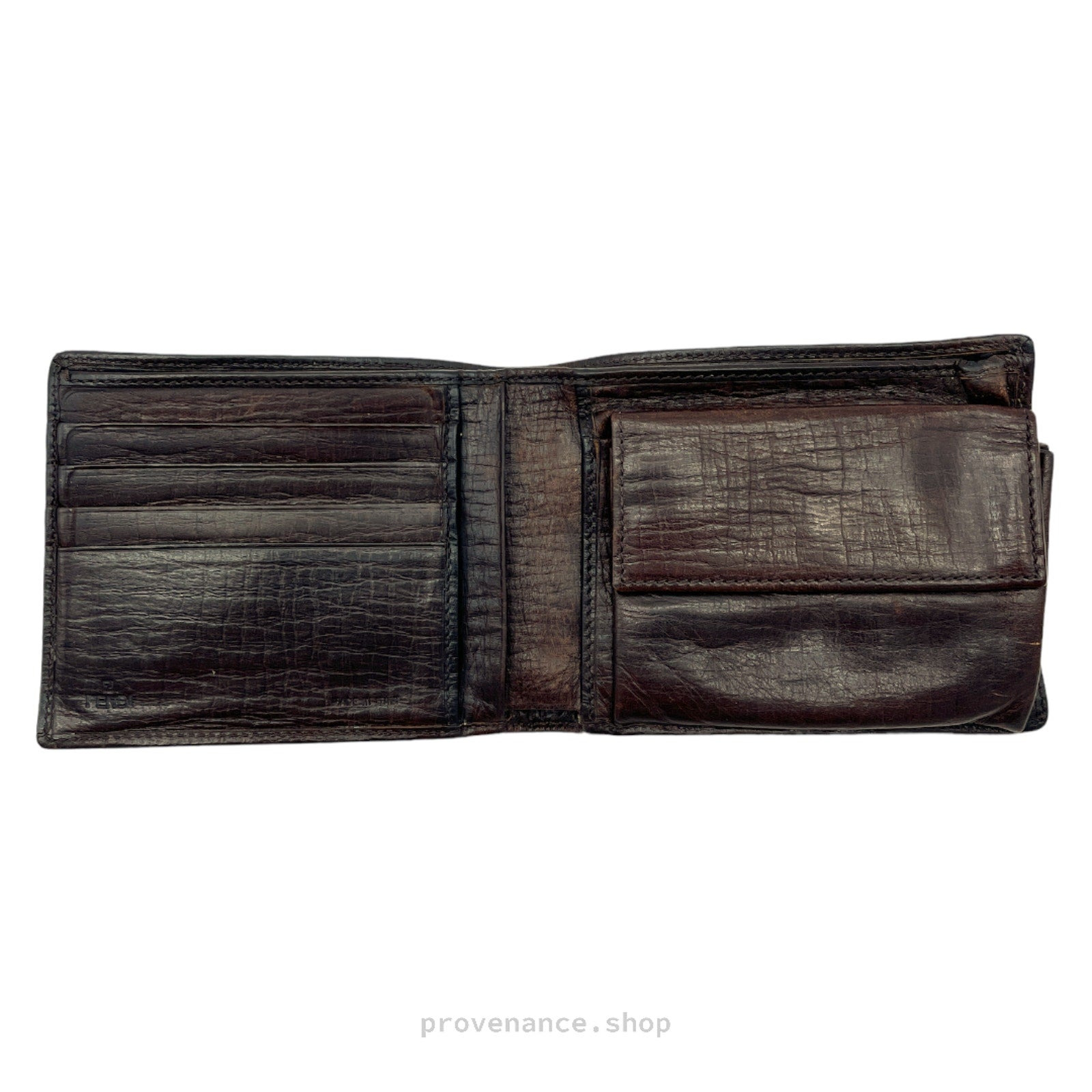 Fendi FF Zucca Bifold Wallet - Brown - 5