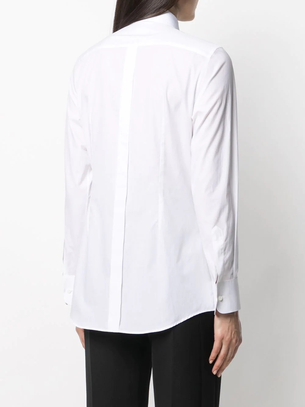 long-sleeve poplin shirt - 4