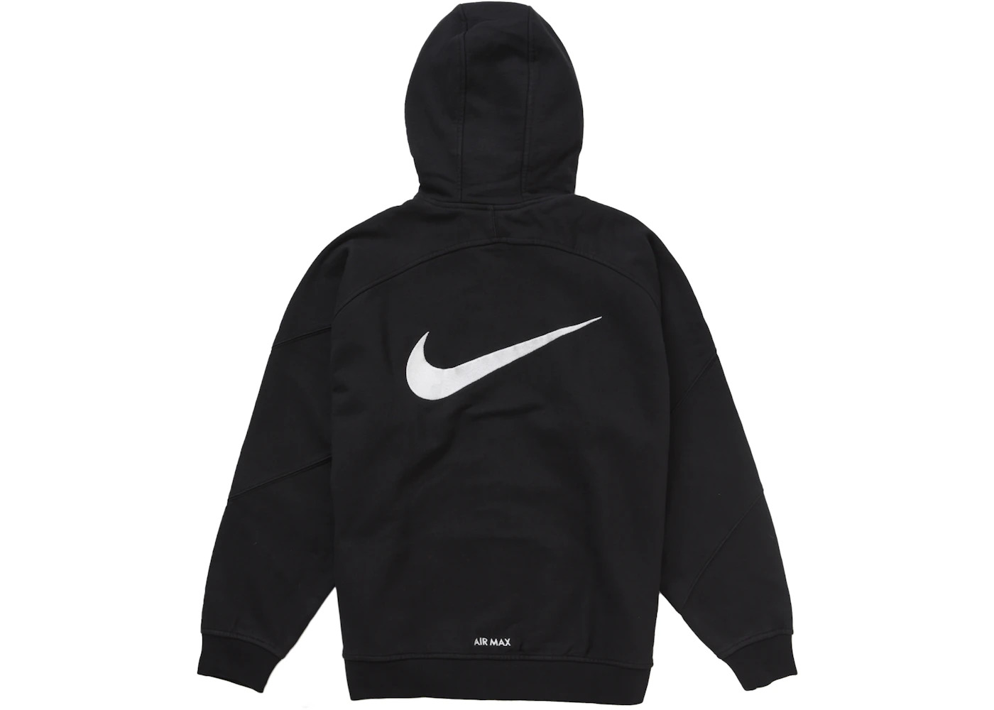 Supreme Nike Zip Up Hooded Sweatshirt Black - 2