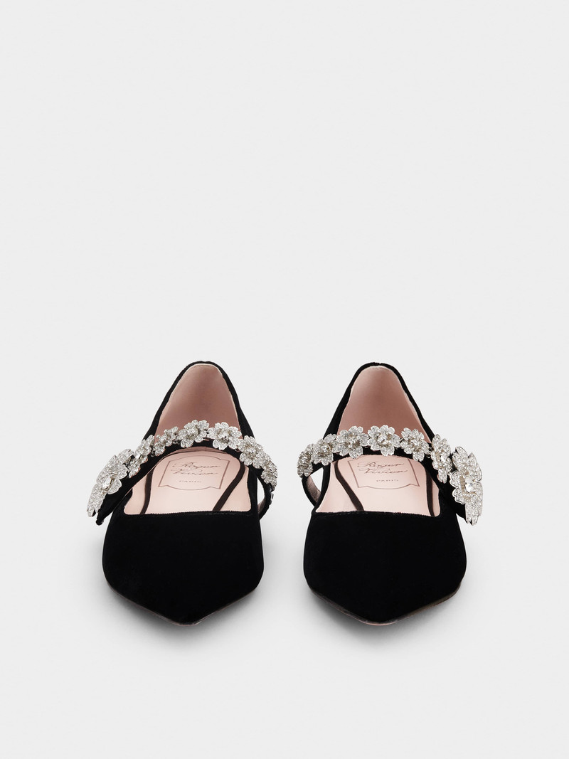 Bouquet Flower Babies Ballerinas in Velvet 7