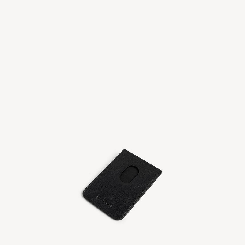 BALENCIAGA Men's Le City Magnet Card Holder in Black outlook
