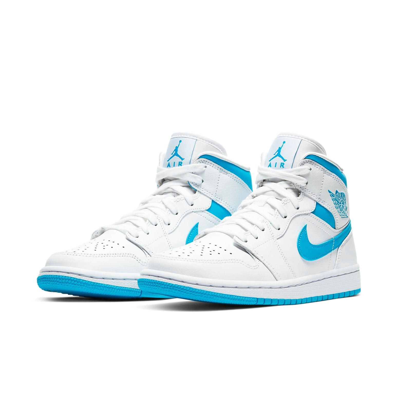 (WMNS) Air Jordan 1 Mid 'UNC' BQ6472-114 - 2
