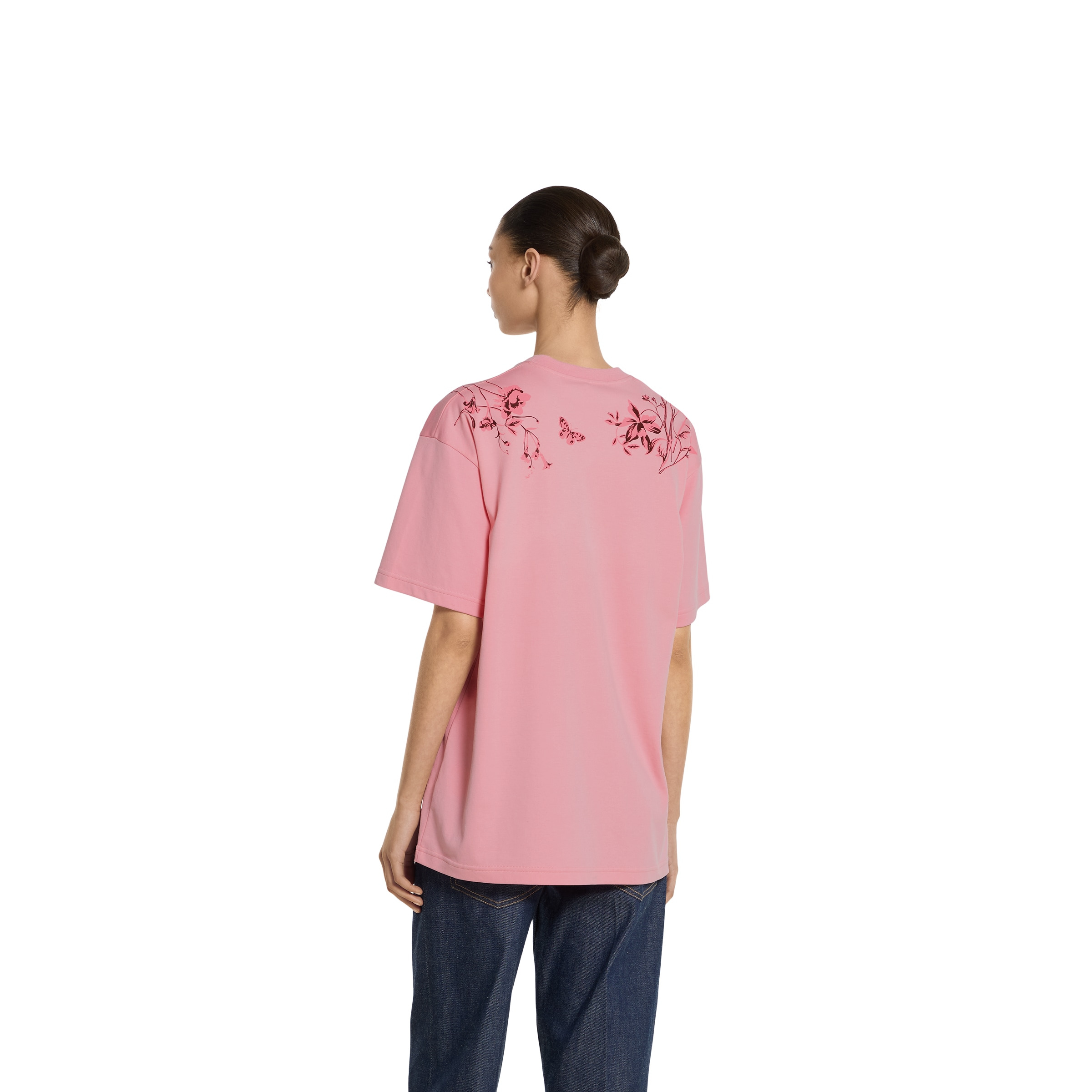 Soft cotton jersey T-shirt with print - 4