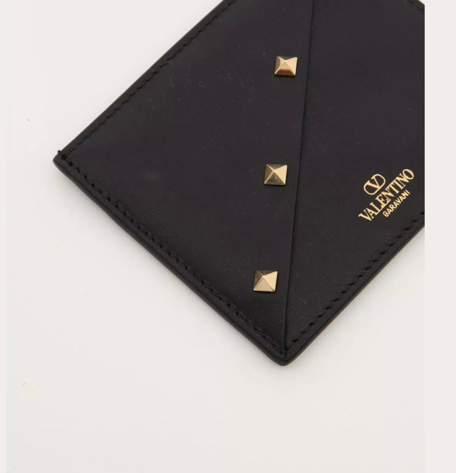 Valentino Rockstud leather card holder - 3