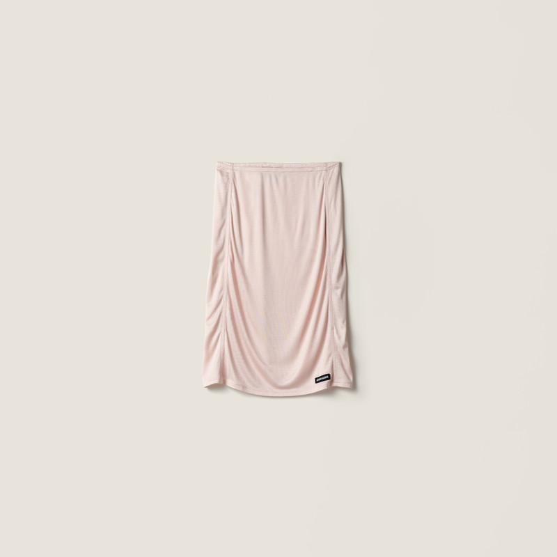 Jersey and silk skirt 1