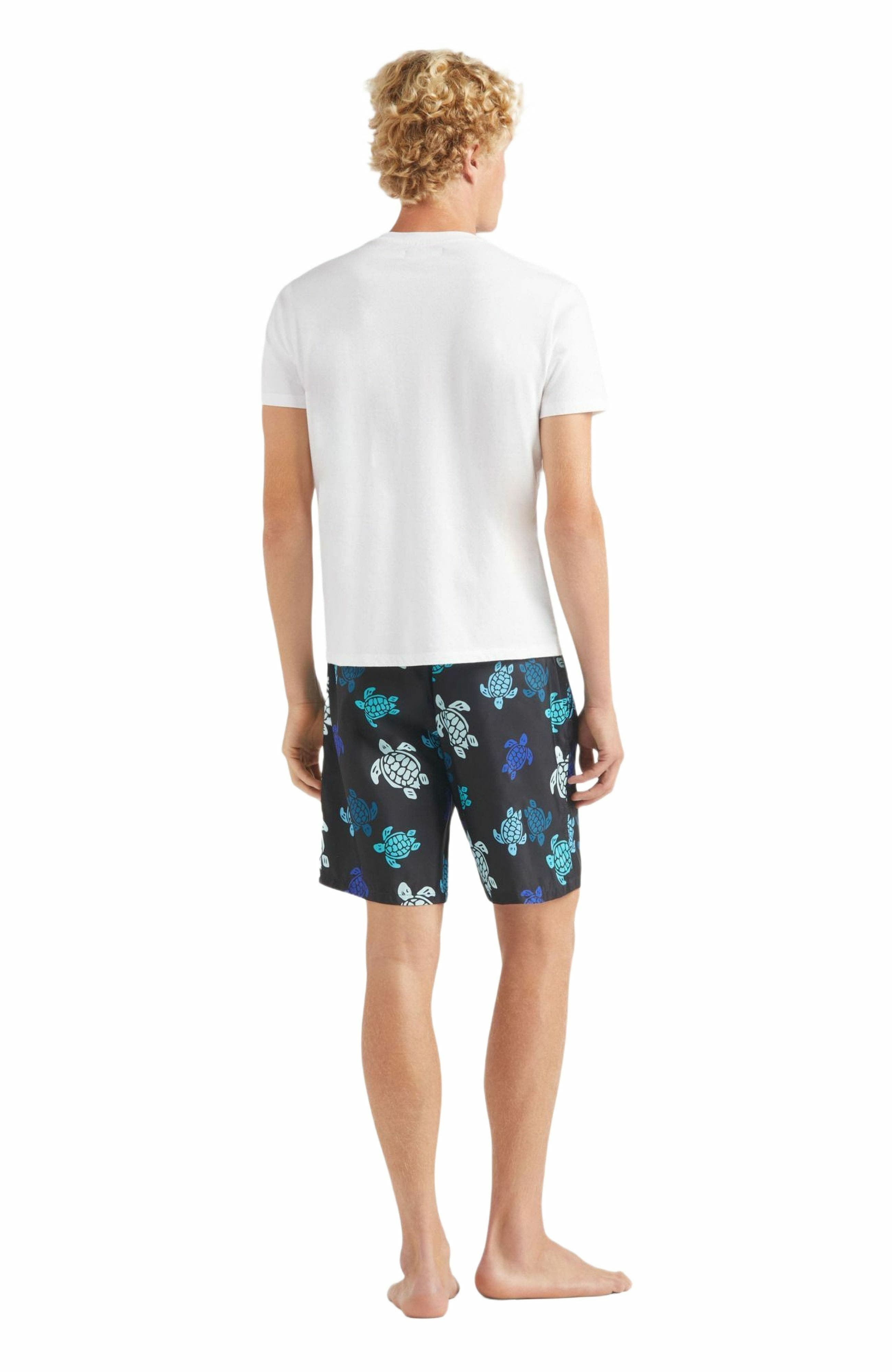 Vilebrequin Men's Embroidered Turtle Cotton T-Shirt in Blanc at Nordstrom - 4