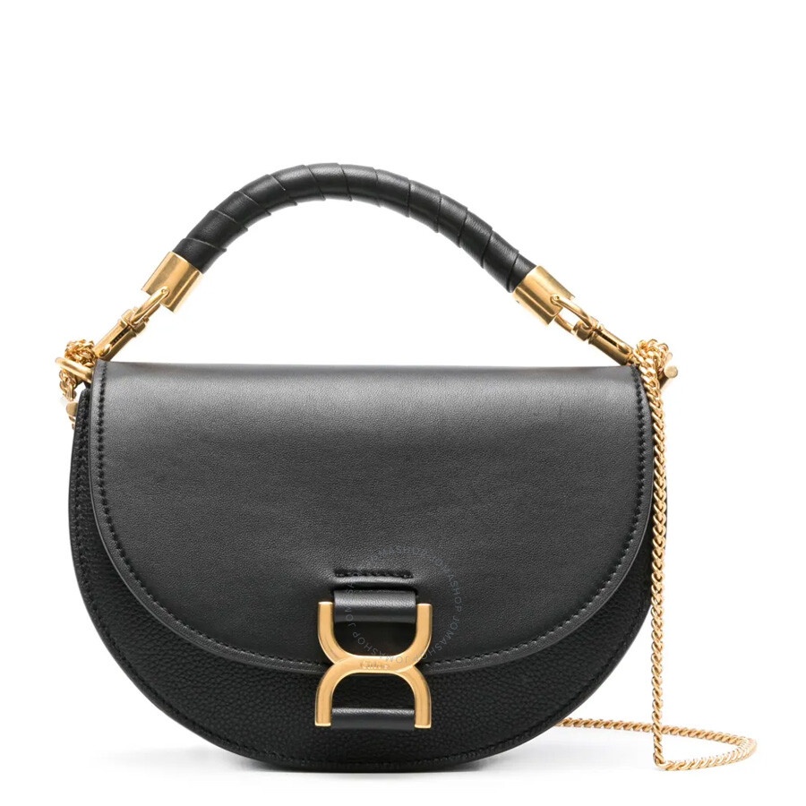 Chloe Marcie Leather Crossbody Bag - 1