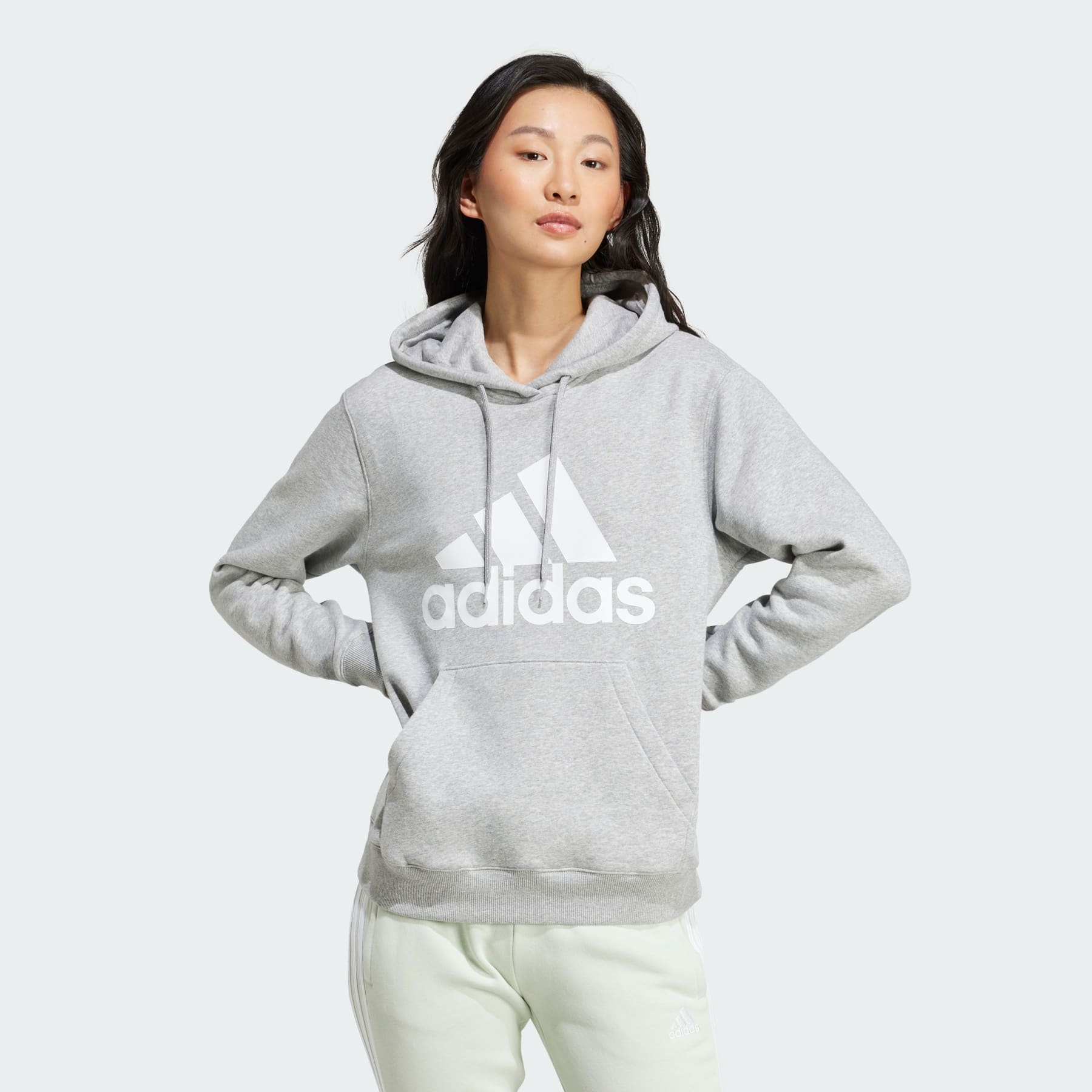Essentials Big Logo Regular Fleece Hoodie - 2