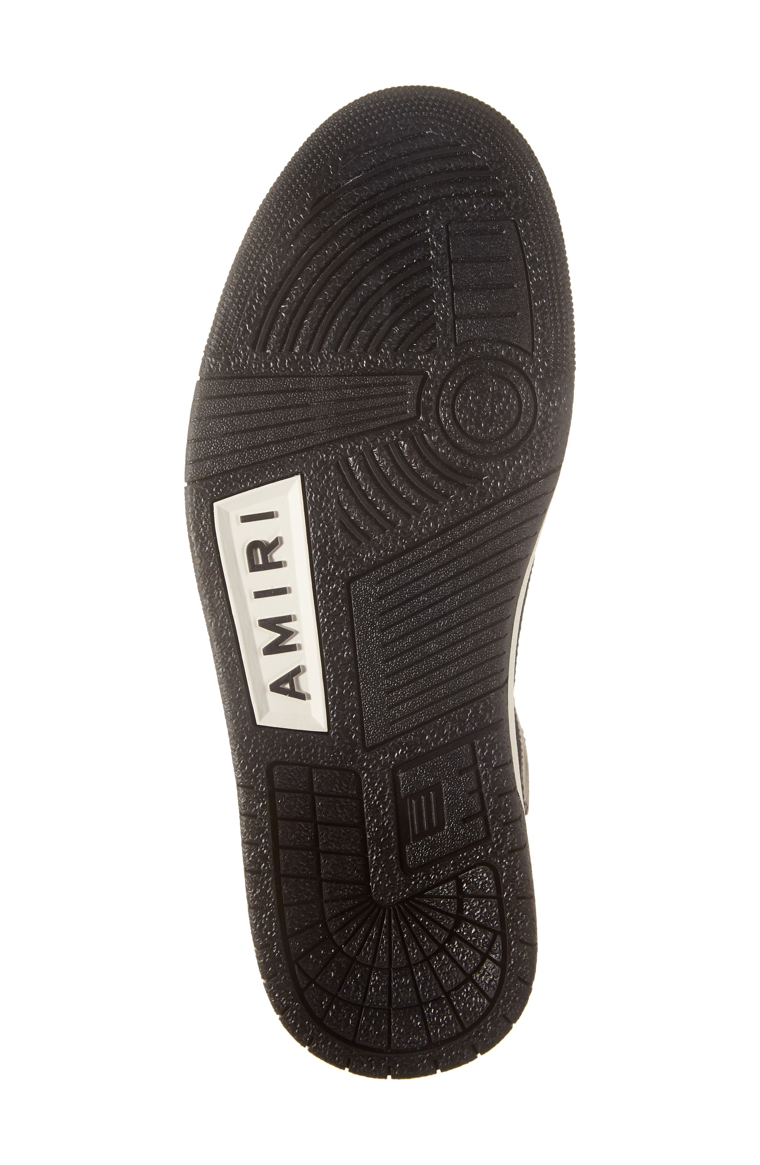AMIRI Skel Low Top Sneaker in White/Black at Nordstrom - 6