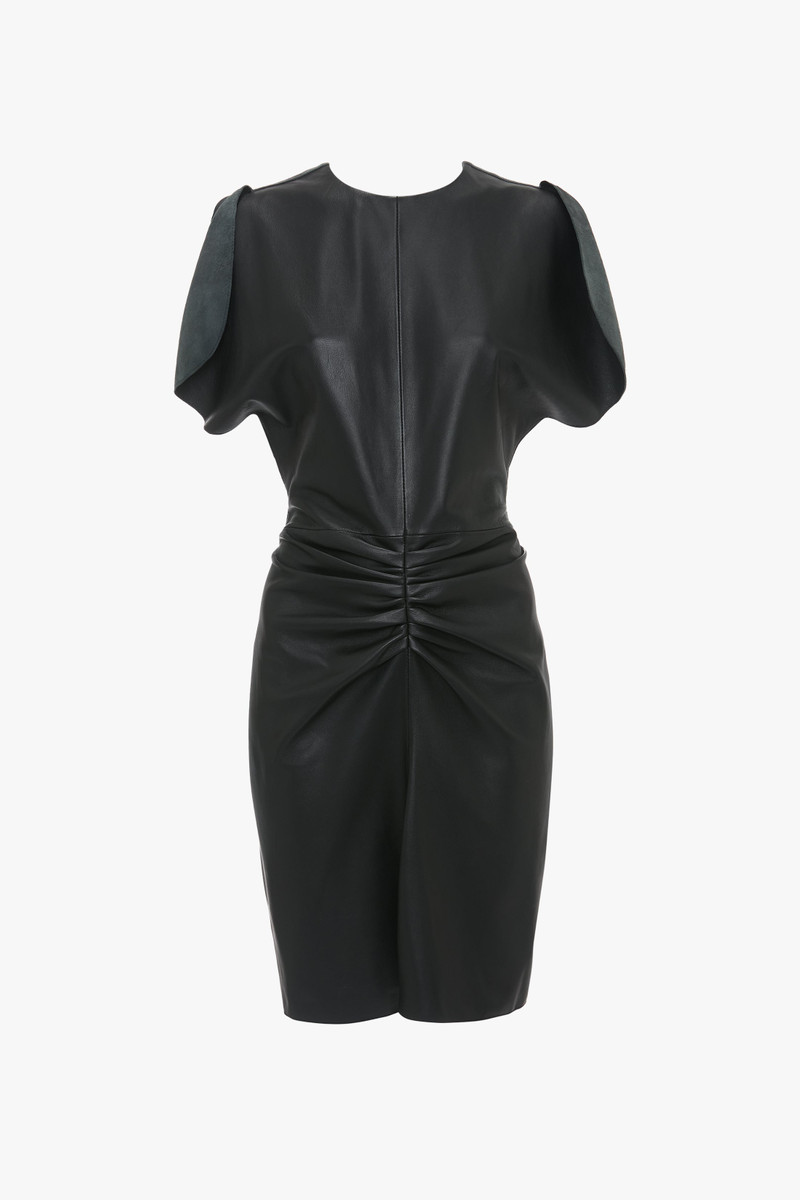 vain mini dress black Short And Sweet V-Neck Bodycon Mini Dress main image 0