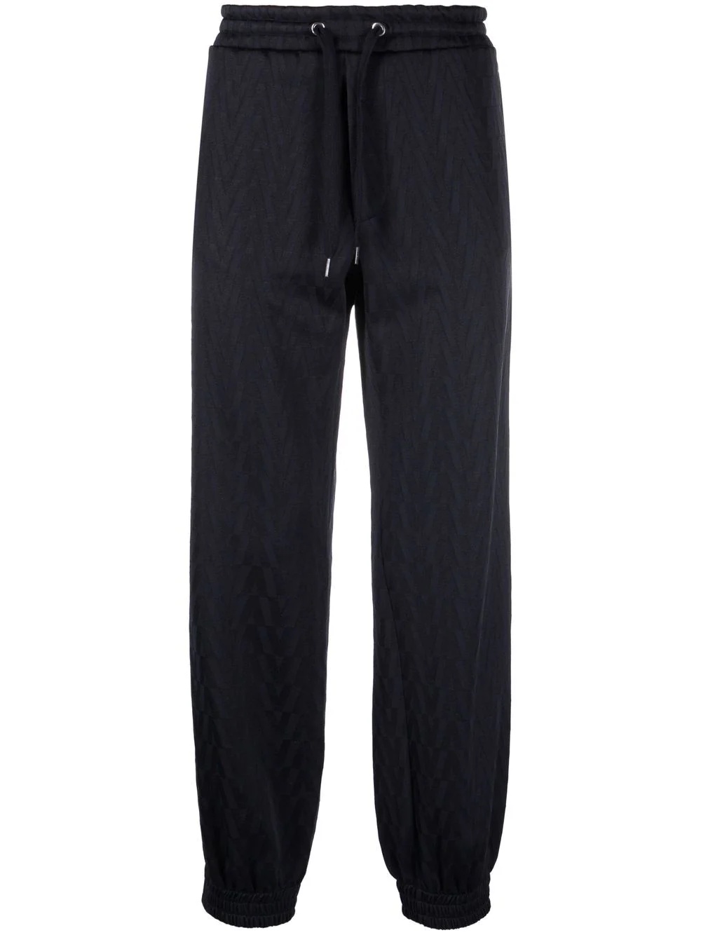 Optical Valentino jacquard track pants - 1