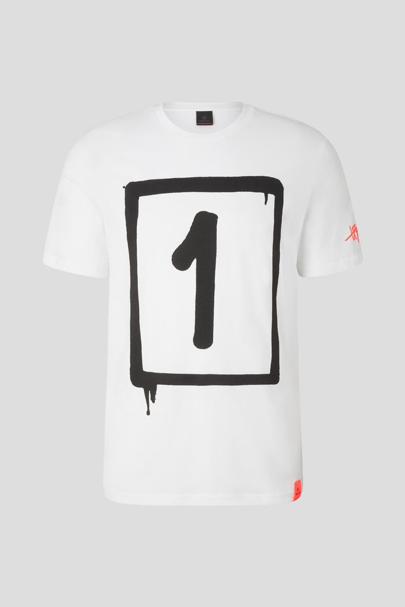 Vito T-shirt in White/Black 1