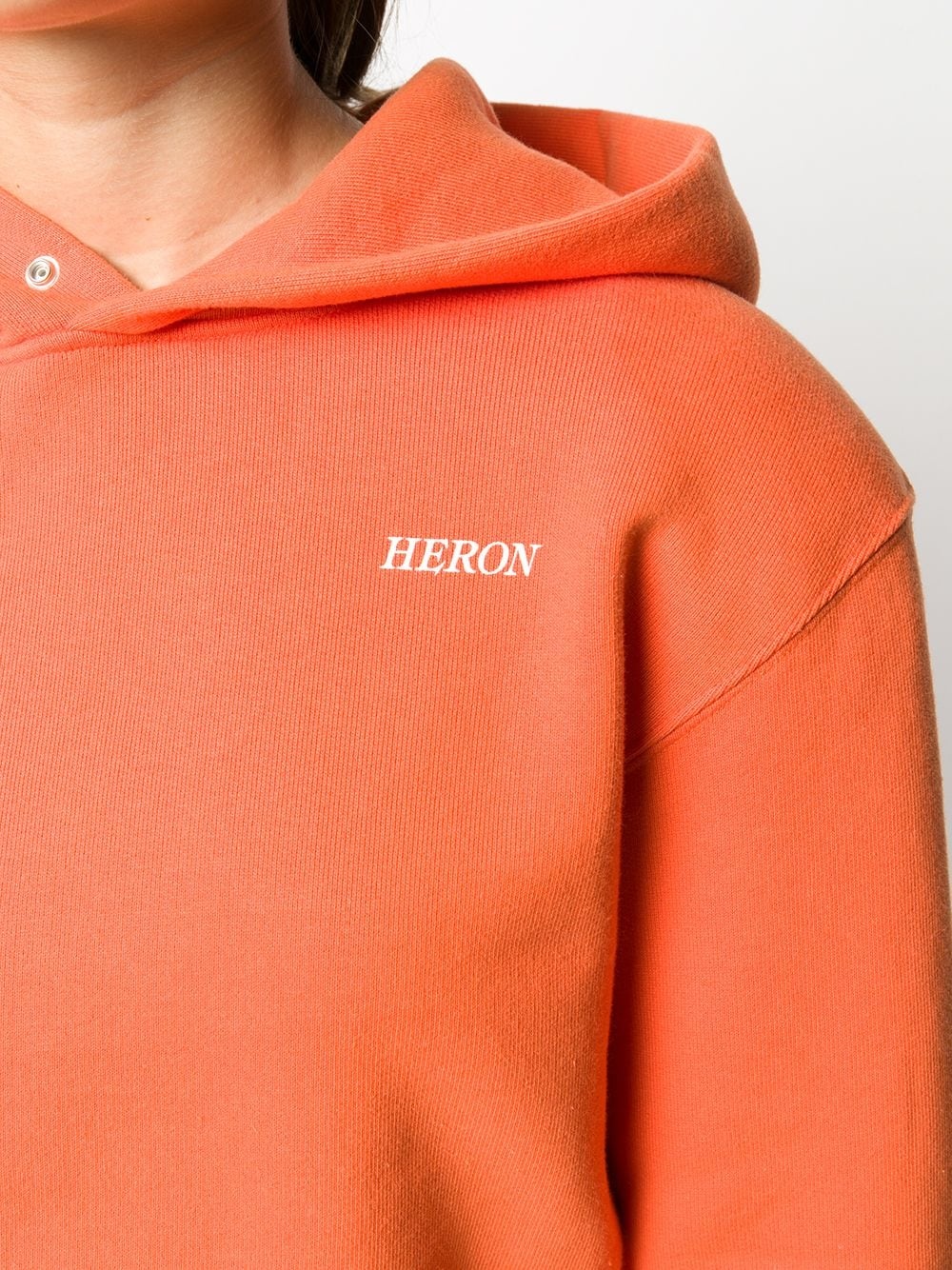 embroidered logo hoodie - 5