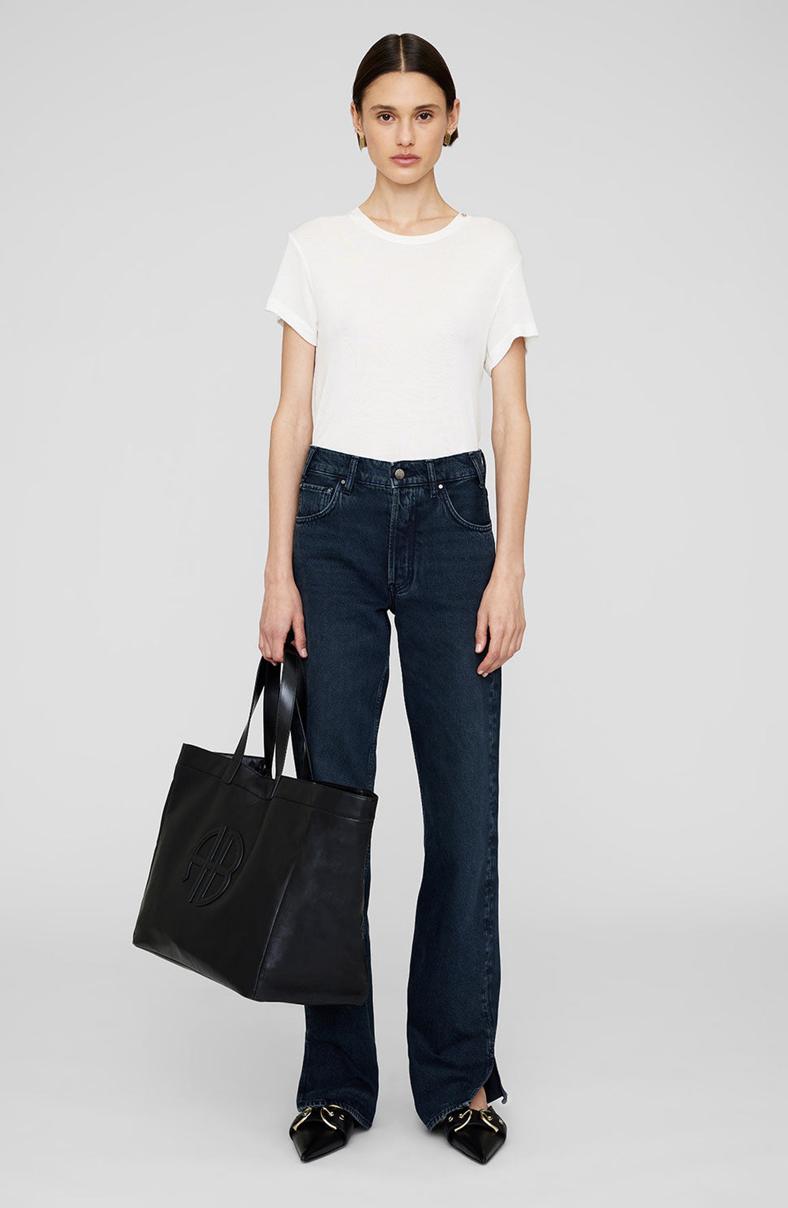 ANINE BING Rio Tote in Black at Nordstrom - 5