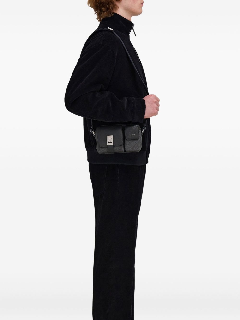 monogram-jacquard shoulder bag - 2
