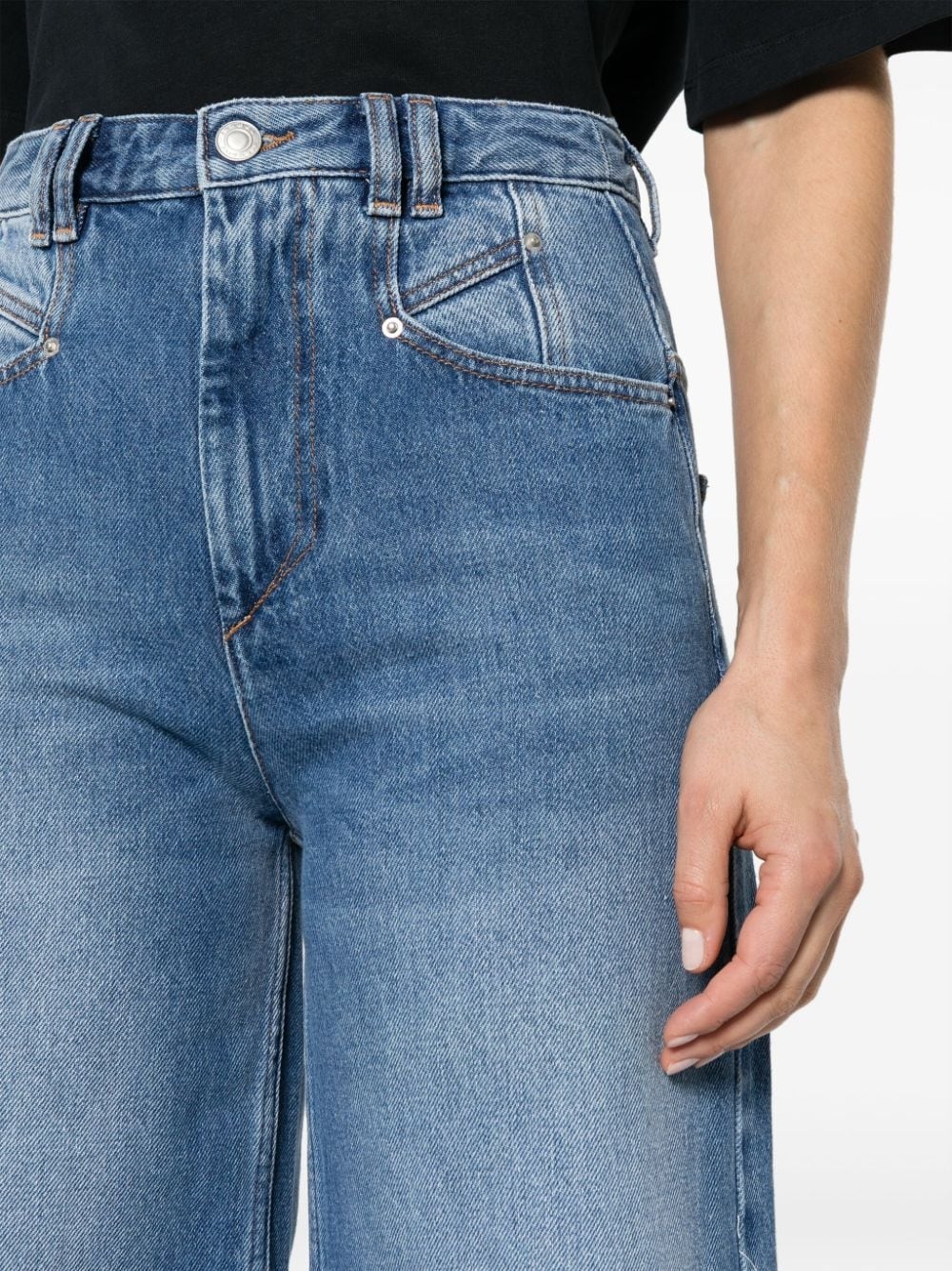 high-rise bootcut jeans - 5