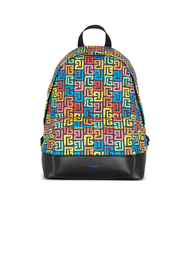 Multicoloured PB Labyrinth canvas backpack 1