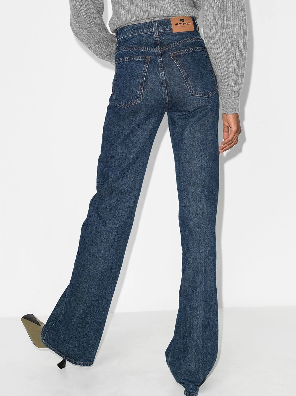 high-rise flared jeans - 3