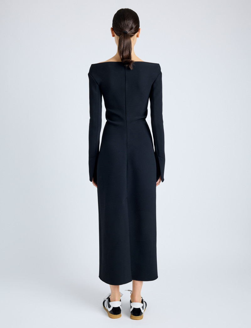 Yara Dress In Bi-Stretch Suiting 4