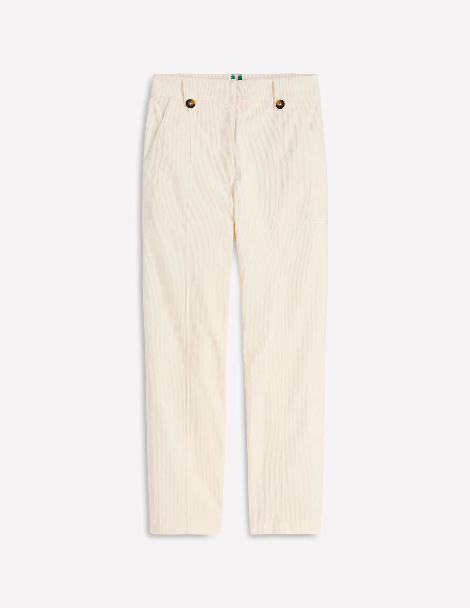 Pimlico Cord Pants-Ivory - 1