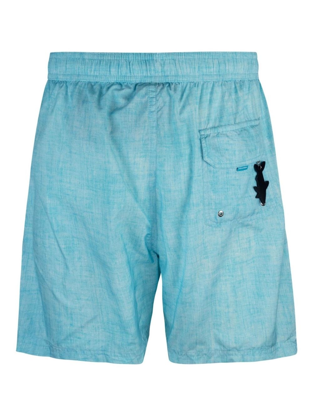 logo-plaque swim shorts - 2