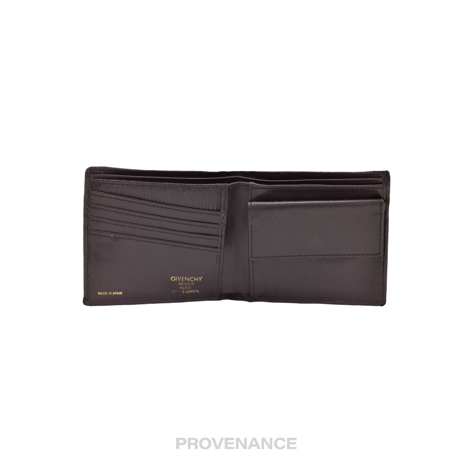 Givenchy Bifold Wallet - Black Leather - 4