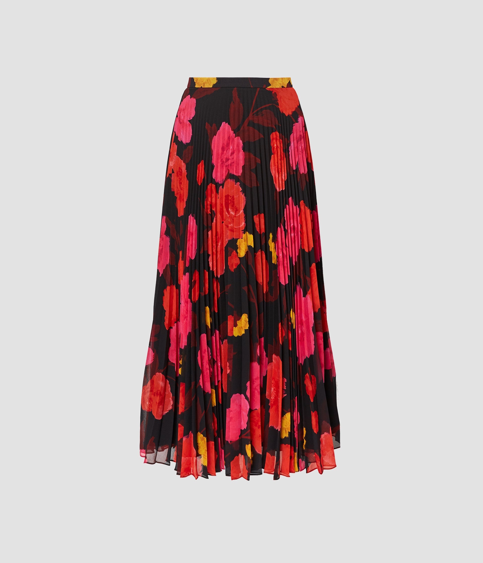 PLEATED MIDI SKIRT - 1