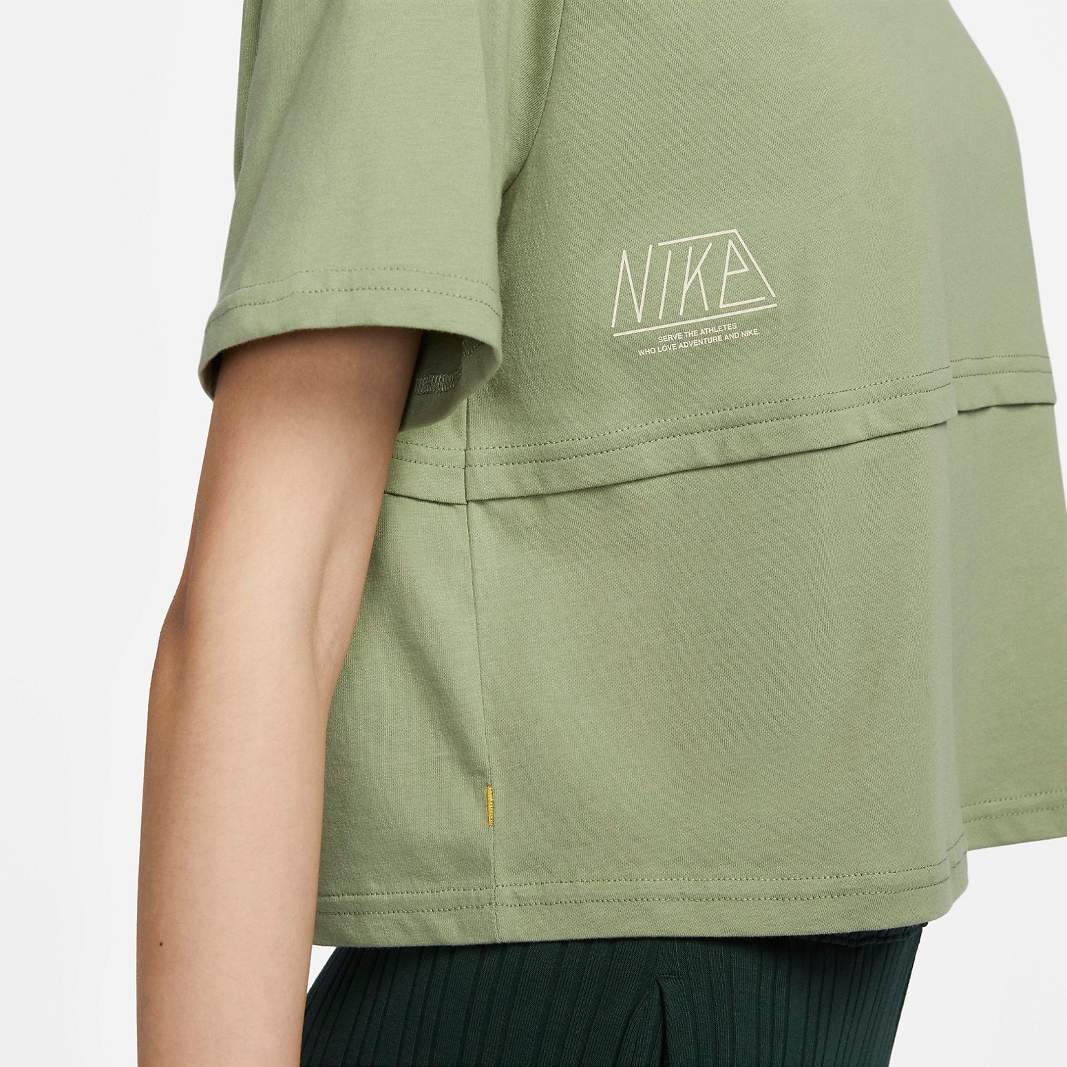 (WMNS) Nike AS W NSW SS TOP GCEL 'Green' FQ7009-386 - 3