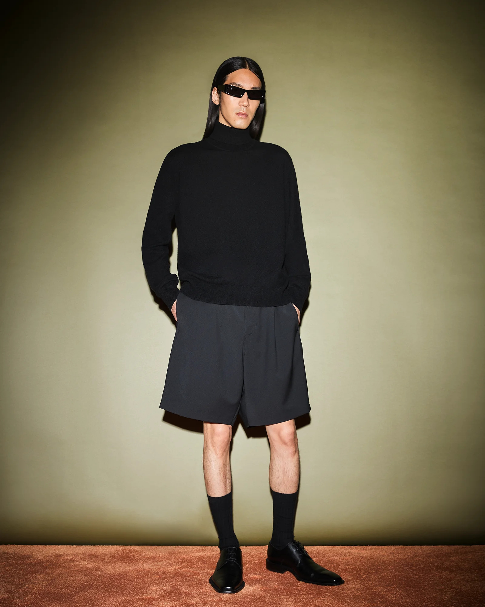 KNIT TURTLENECK BLACK - 4