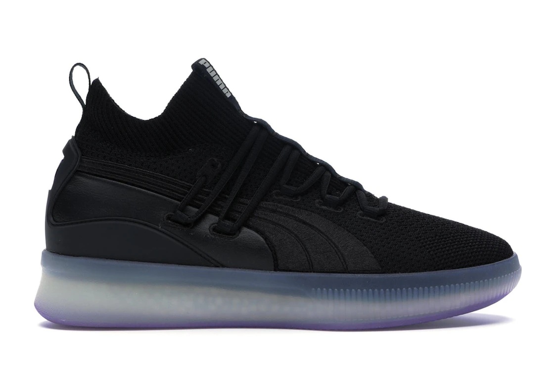 Puma Clyde Court Disrupt Black Electric Purple - 1