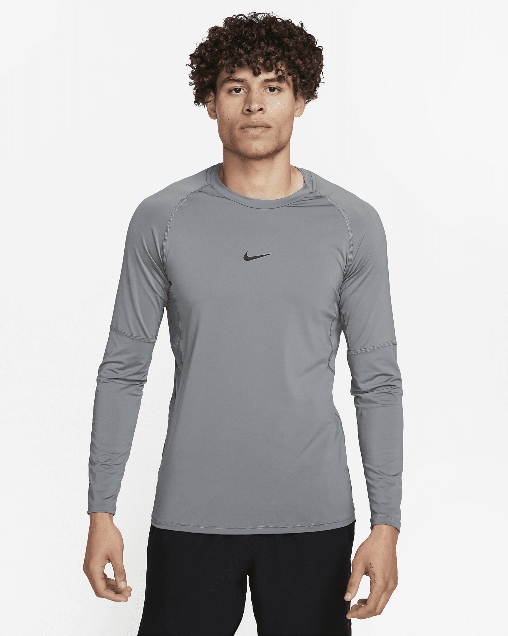 Nike Pro Men's Dri-FIT Slim Long-Sleeve Fitness Top - 1