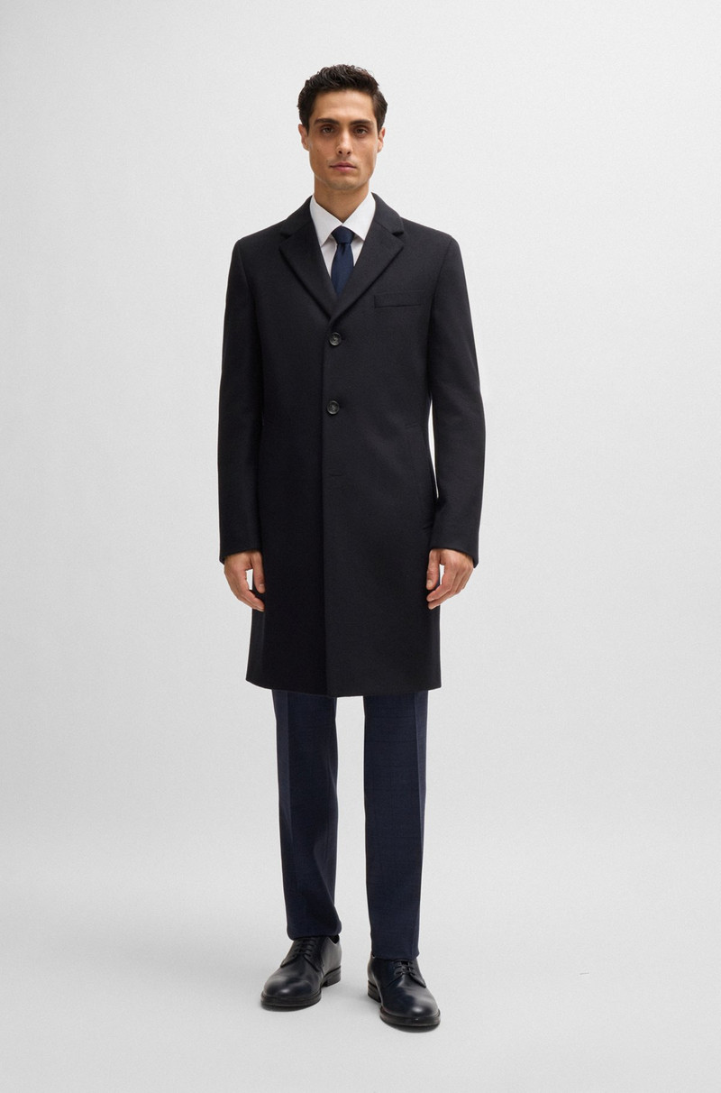 SLIM-FIT COAT IN WOOL AND CASHMERE 2