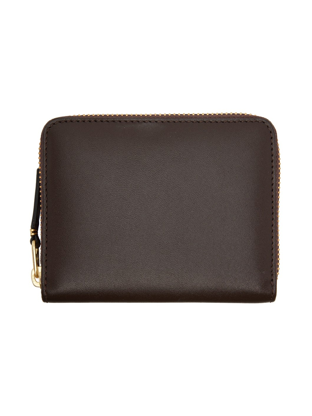 Brown Leather Multicard Zip Card Holder - 1