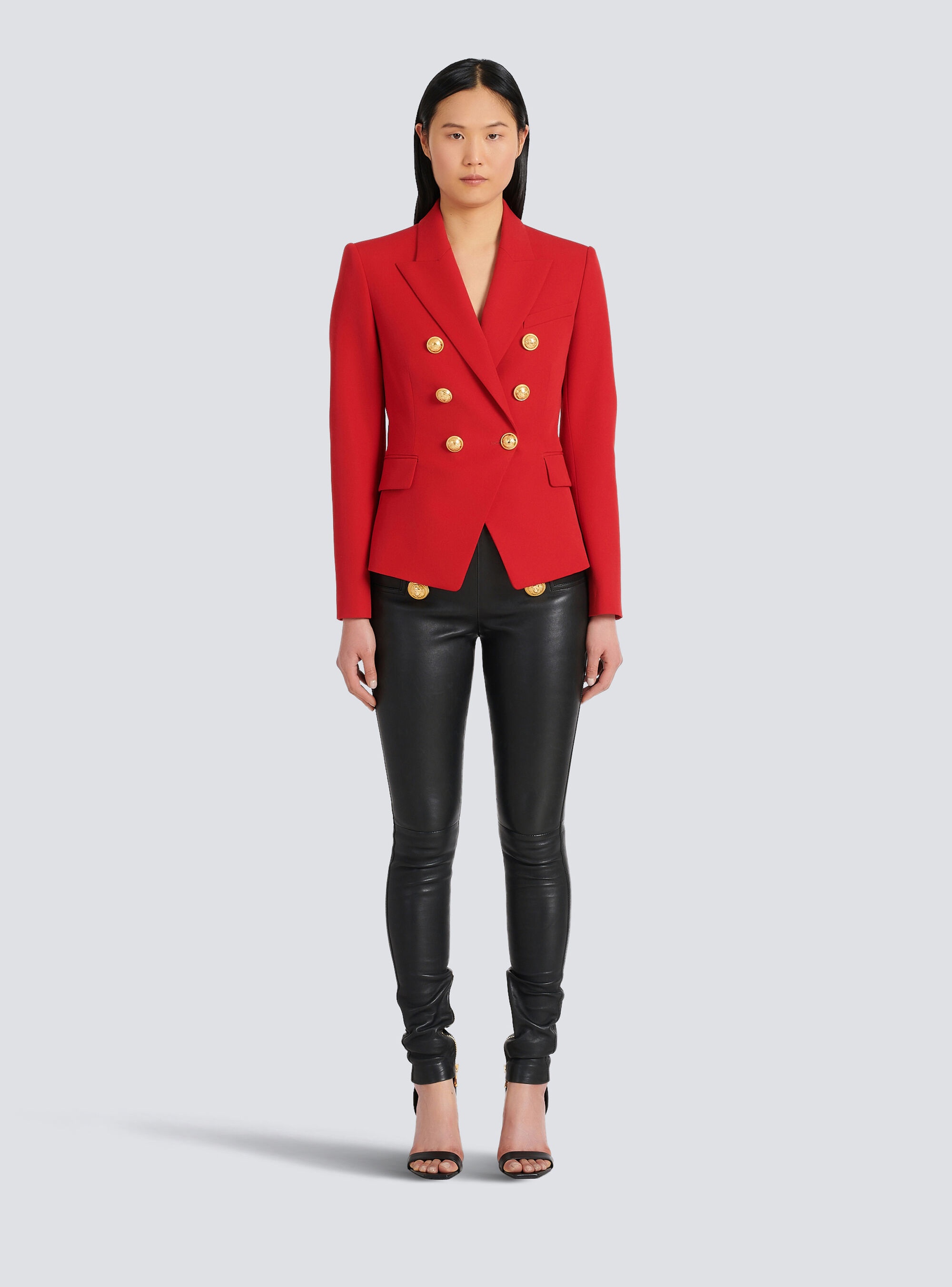 Grain de poudre double-breasted jacket - 3