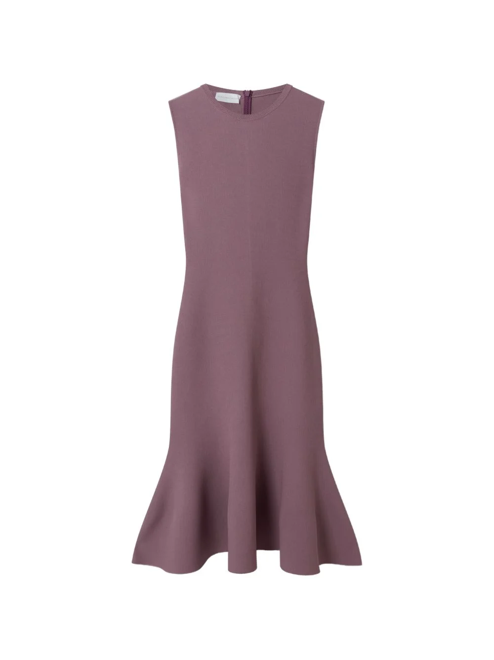 round neck sleeveless dress - 1