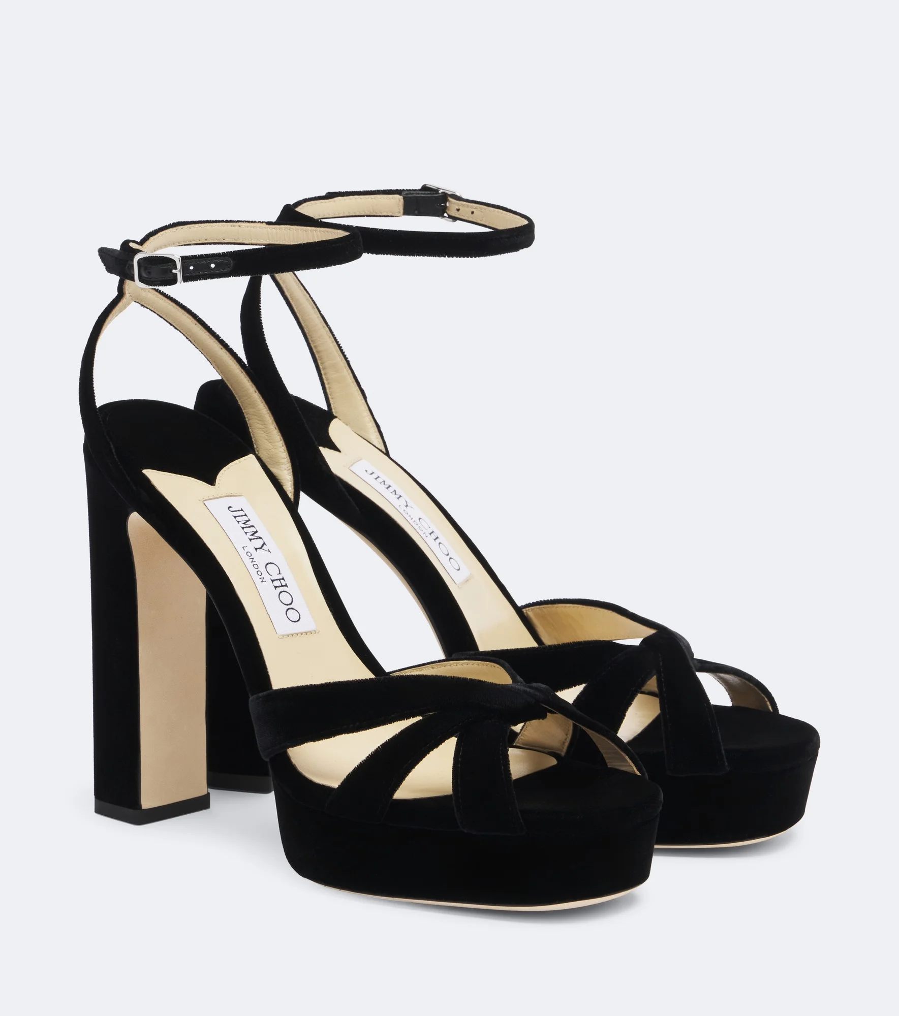 Kove velvet platform sandals - 1