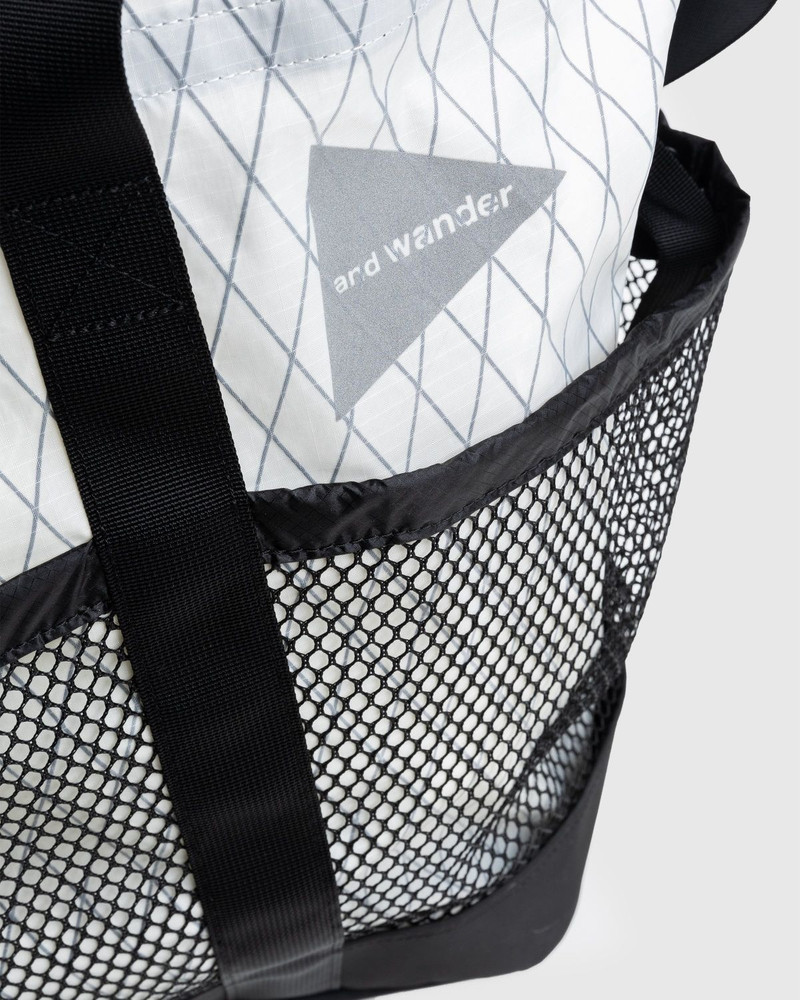 And Wander – X-Pac 45L Tote Bag Off White 5