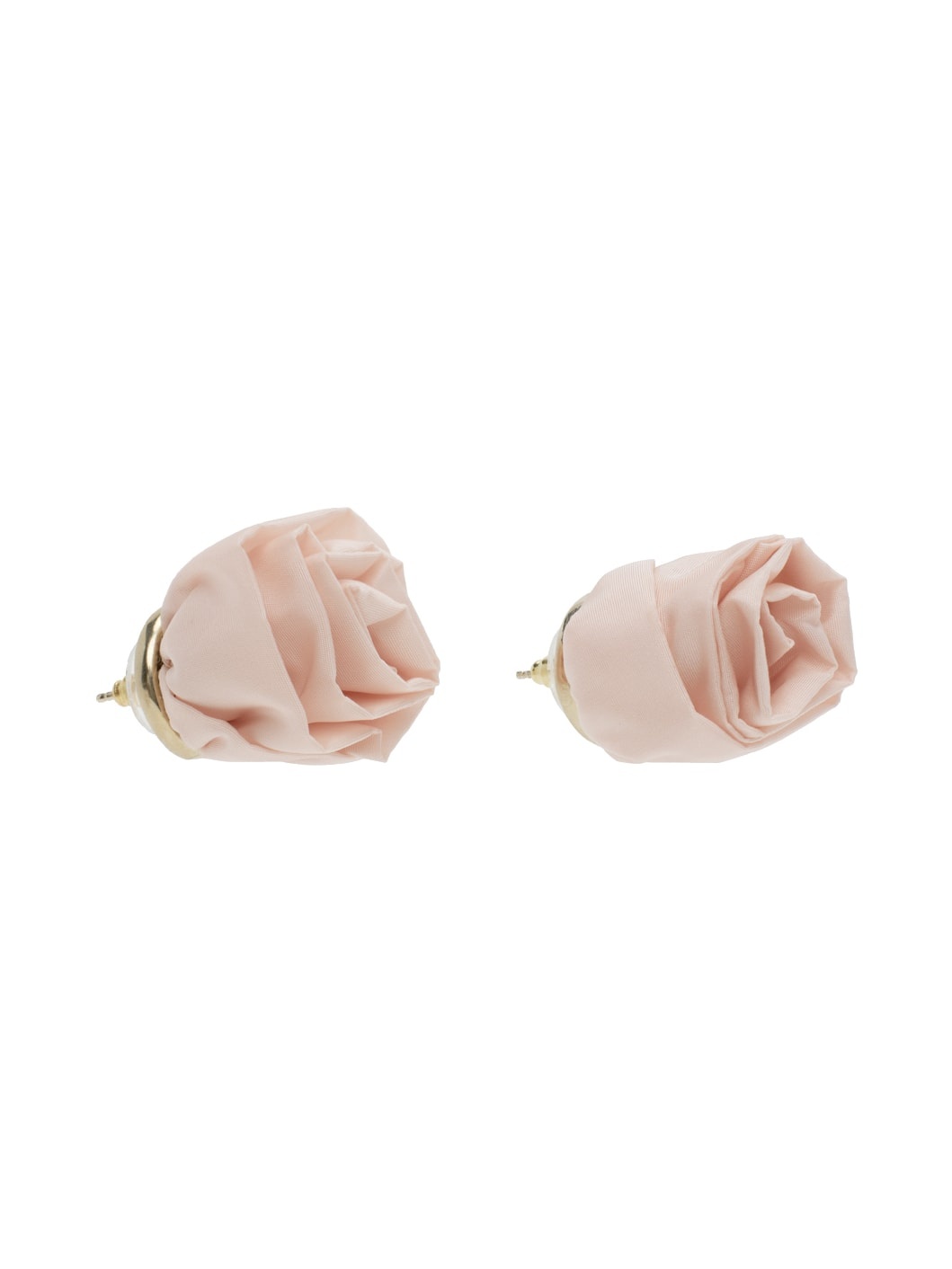 Pink Rose Stud Earrings - 2