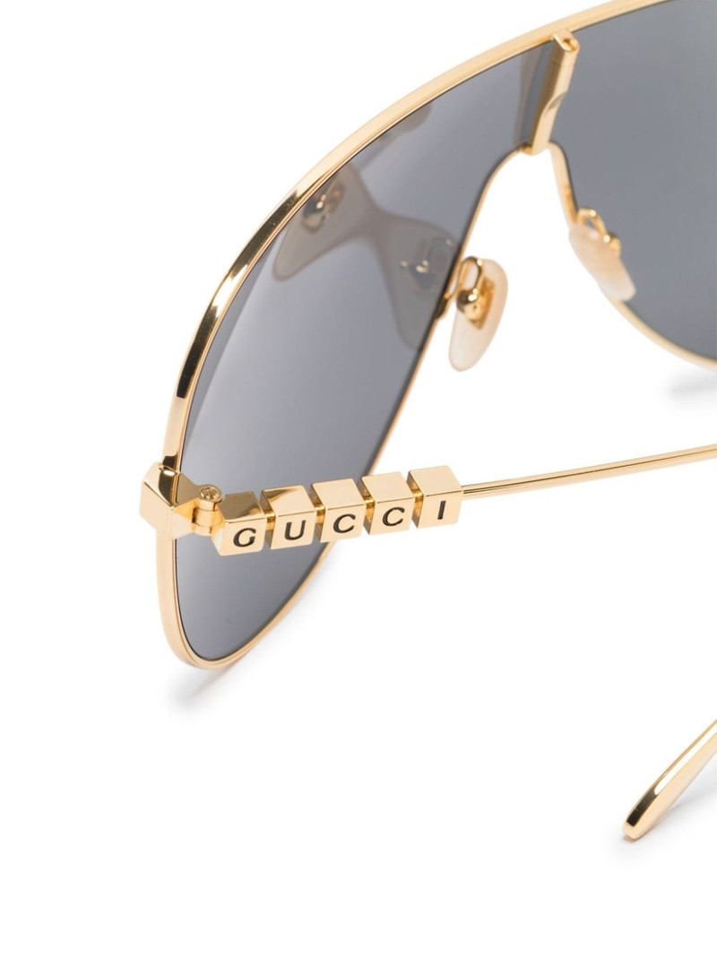 aviator-frame tinted sunglasses 3