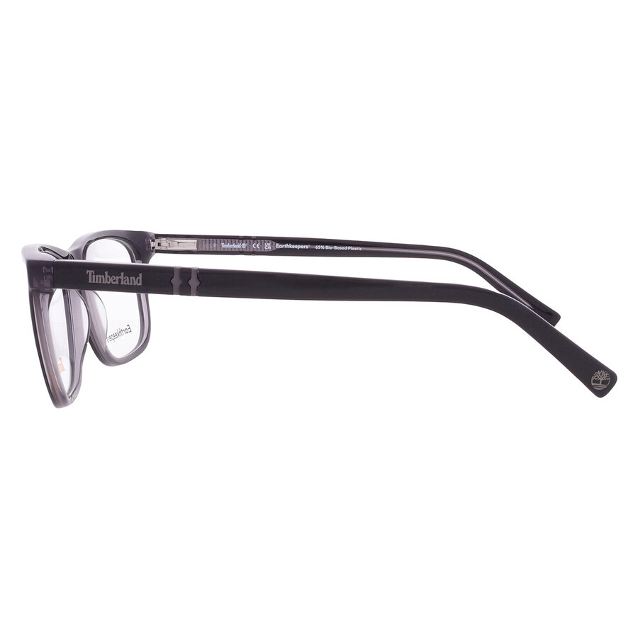 Timberland Demo Rectangular Men's Eyeglasses TB50022 001 55 - 4