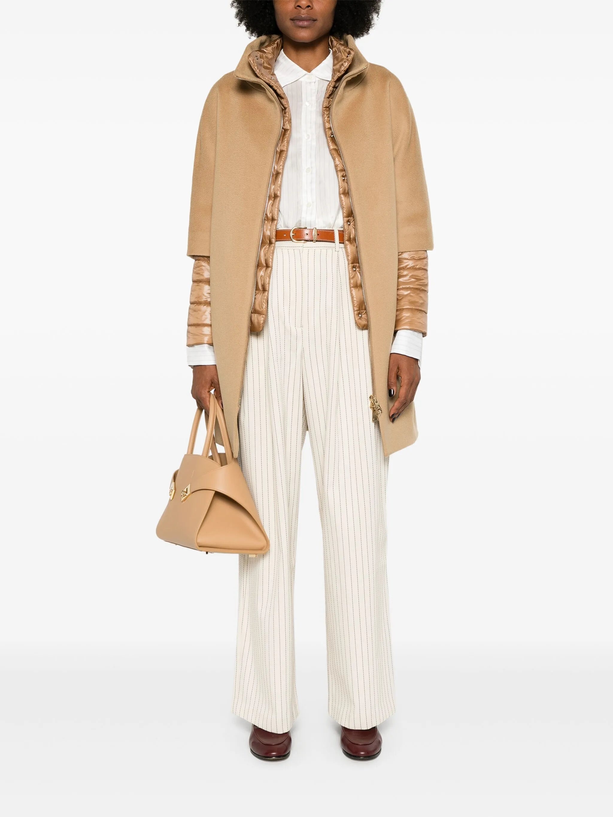 Detachable-panels Virgin-wool Coat - 5