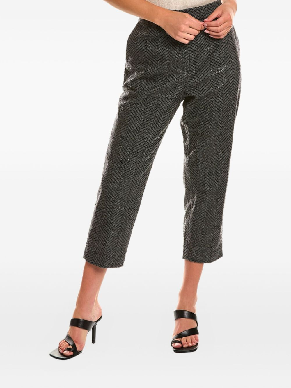 cropped trousers - 1
